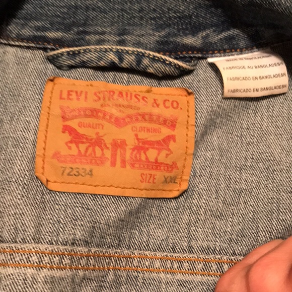 Levi’s Men’s Jean Jacket XXL - Picture 4 of 4